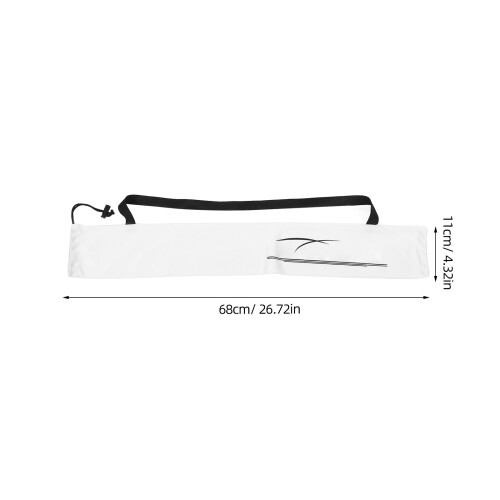 Sports Bag Small White Cloth 1pcs 1