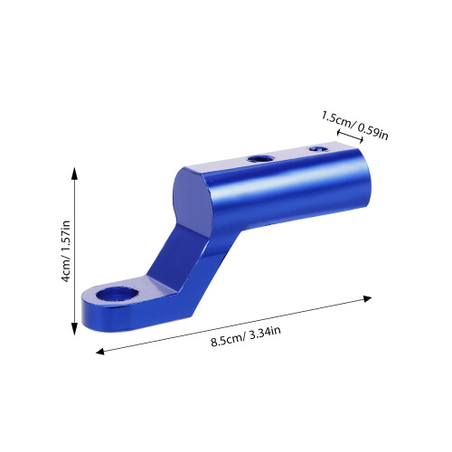 Motorcycle Mirror Clamp Carabiner Extension Bracket 1