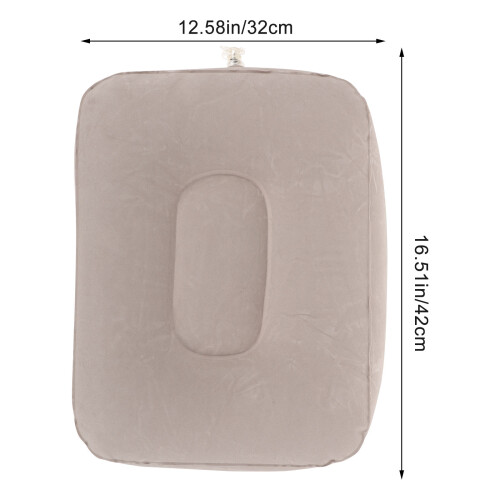 1Ensemble Repose-Jambes PVC Gonflable Voyage Maison Confortable 1
