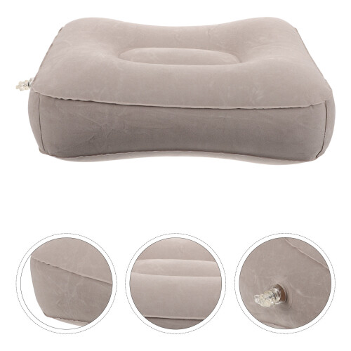 1Ensemble Repose-Jambes PVC Gonflable Voyage Maison Confortable 2