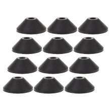 Zehuanyu  12 Pcs Tank To Bowl Gasket Washing Machine Kit Toilet Black