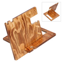 Multifunktionaler Handyhalter aus Bambusholz 25,5x18,5 cm
