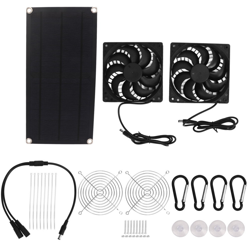 Solar Panel Fan Kit Monocrystalline Silicon Mini 8130196260161