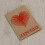 6 Pcs Handmade Vintage Kraft Heart Greeting Stitching 1