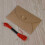 6 Pcs Handmade Vintage Kraft Heart Greeting Stitching 9