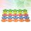 100 Pc Golf Ball Position Marker Accessory Positioning Multicolor 4