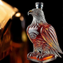 (Eagle)New Whiskey Glass Decanter, Halloween Fun Whiskey Bottle, Home Bar Decoration Gift Whiskey Decanter Set