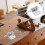 10 Pcs Kitchen Cabinet Hinge 7.00x4.50x2.00cm Silver 11