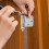 10 Pcs Kitchen Cabinet Hinge 7.00x4.50x2.00cm Silver 3