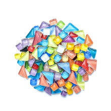 Mosaic Stones Mosaic DIY Handmade Grainy Crystal Decoration Material for Creative Art Projects in Various Colors and Sizes