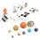 Astronaut Space Figurine Planets Playset with 4