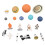 Astronaut Space Figurine Planets Playset with 1