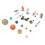 Astronaut Space Figurine Planets Playset with 2