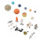 Astronaut Space Figurine Planets Playset with 3