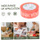 Creative Packaging Tape Roll, Decorative Gift Wrapping Tape, Easy Peel Durable Tape for Home Decor Projects 3