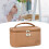 PU Open Lid Cake Shape Make Up Bag Cosmetic 12