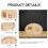 Chicken Coop Box Light Brown Synthetic Material 1pcs 4