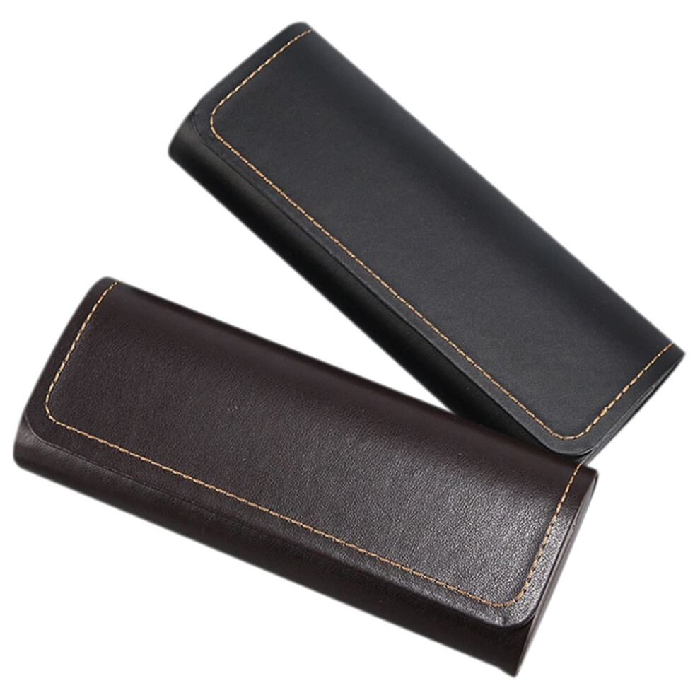 Inoomp Compact Glasses Case Shockproof Glasses Case Soft Lining 2Pcs