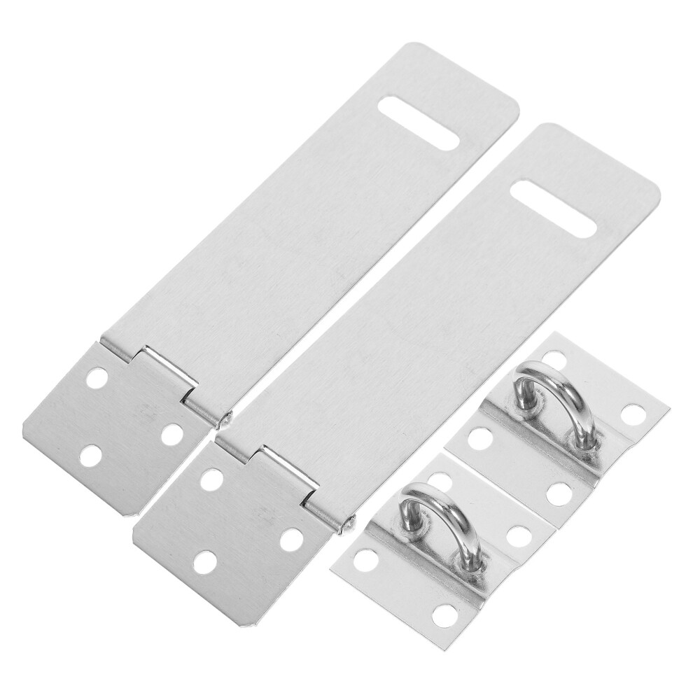 2 Sets Security Door Latch Barn Lock Cabinet Password Hasp Locks 3123312446940