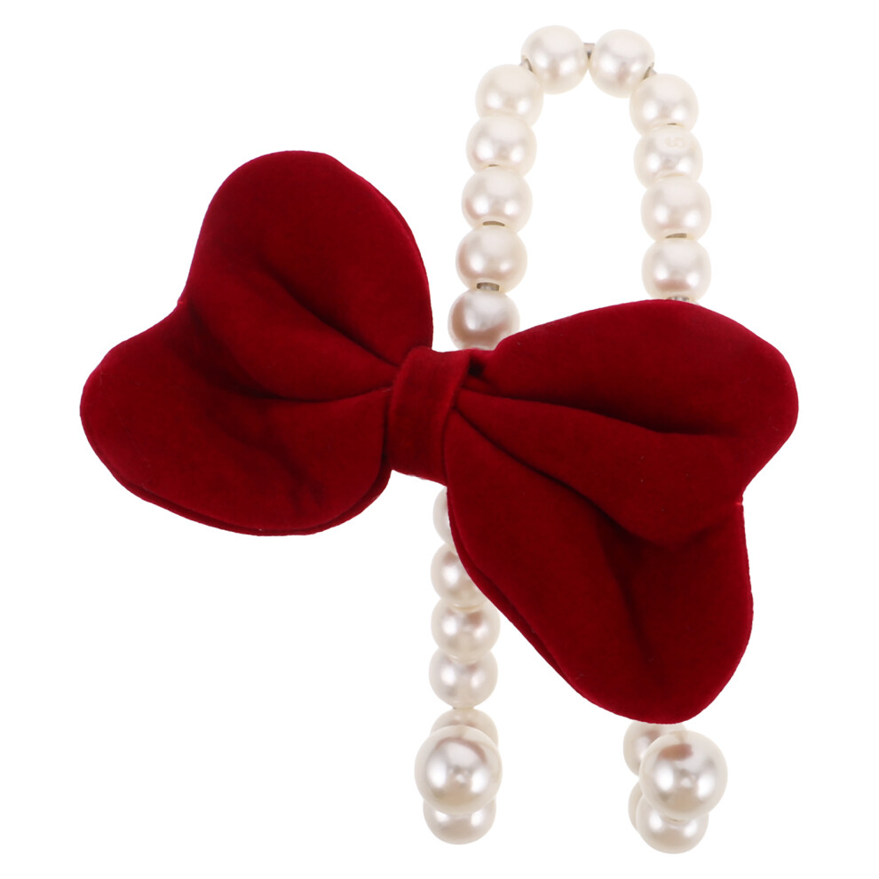 Car Headrest Storage Hooks Auto Purse Hanger With Pearl Decoration 3123312458882