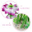 Purple Artificial Aquarium Plants Plastic Fish Tank Decoration 10