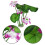 Purple Artificial Aquarium Plants Plastic Fish Tank Decoration 11