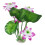 Purple Artificial Aquarium Plants Plastic Fish Tank Decoration 1