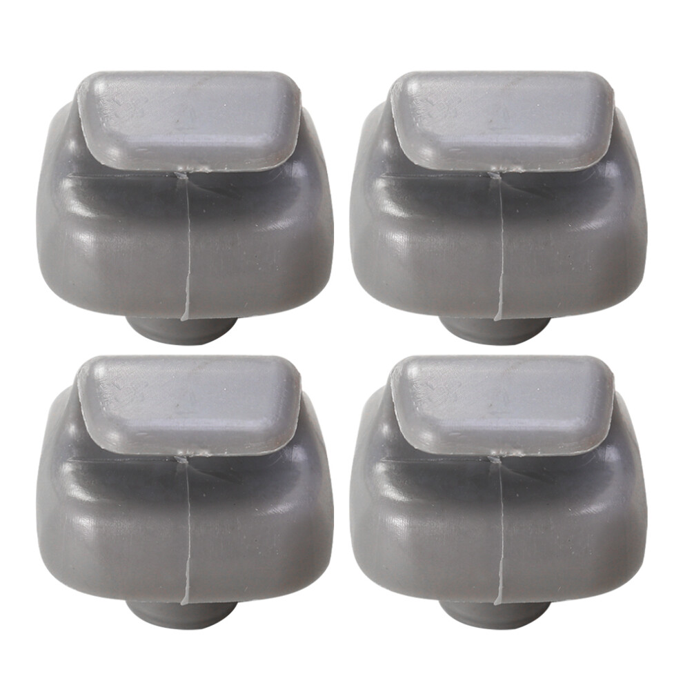 Worgeous 4 Pcs Hook Clamp Sun Visor Visor Buckle 3.30X3.30x3.00cm Grey 3123312475544