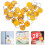 30 Pcs Gold Locker Number Tags Digital Key Office 7