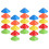 25St Agility Voetbalkegels Pe Plastic Trainingshulpmiddelen 6
