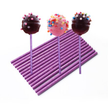 6 Packs Lollypop Stick Cake Baking Accessories Paper Lollipop Sticks