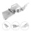 Edge Binding Silver 1pack 2x5x6in 11