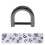 D Ring Zinc Alloy 10pcs 0.2x0.8x0.9in 3