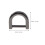 D Ring Zinc Alloy 10pcs 0.2x0.8x0.9in 10
