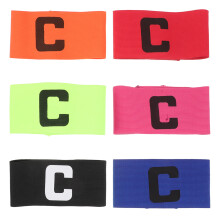 Football Captain Armband Comfortable Polyester For Sports 6pcs