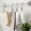 6 Pcs Rack Coat Hook Clip Space-Saving Clips Bathroom Hooks 9