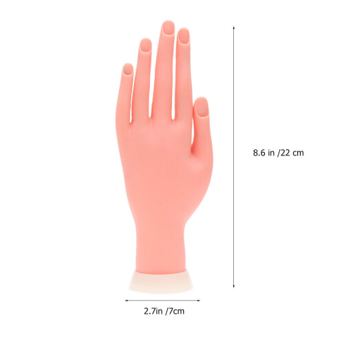 Manicure Practice Hand Nail Training Finger Fake For Nails Model 1