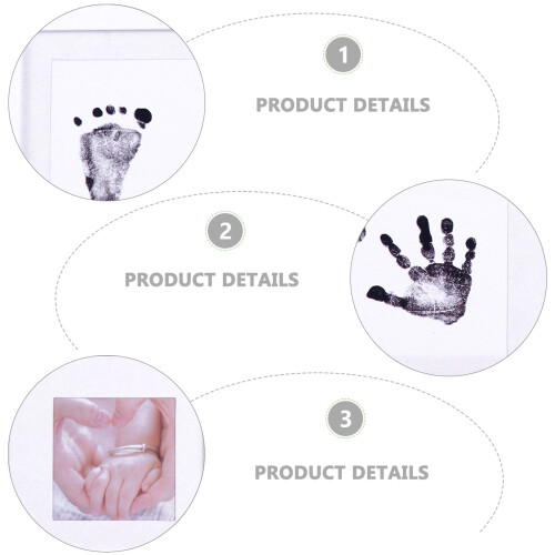 First Year Baby Photo Frame White Sticker 1pcs 1