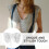 Detachable Collars For Women Polyester White 1pcs 7