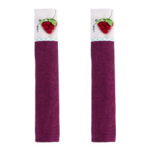 2 Pcs Refrigerator Handle Covers Fridge Appliance Wrap Cloth Door
