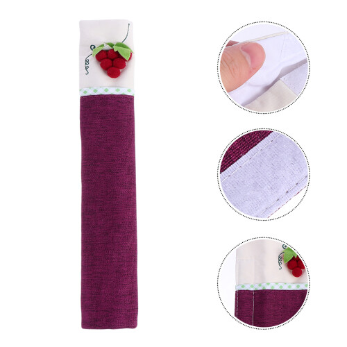 2 Pcs Refrigerator Handle Covers Fridge Appliance Wrap Cloth Door 2