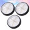Bike Stabilizer Wheels White 3 Pairs 4