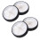 Bike Stabilizer Wheels White 3 Pairs 1