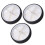 Bike Stabilizer Wheels White 3 Pairs 10