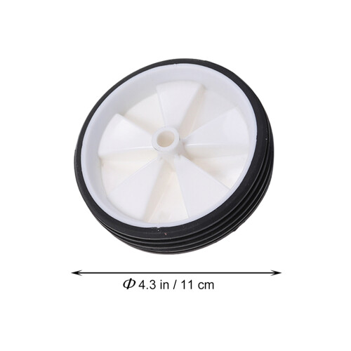 Bike Stabilizer Wheels White 3 Pairs 2