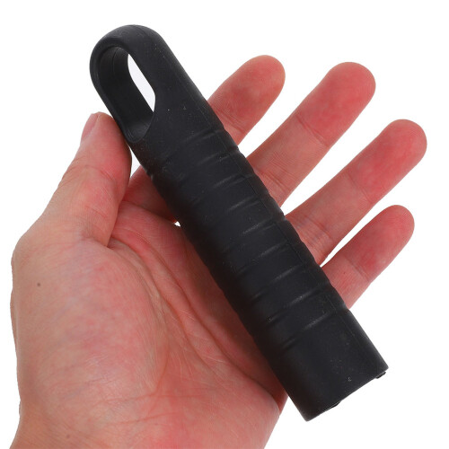 20 Pcs Clothesline Stick End Cap Broom Replacement Grip Black 2