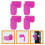 4Pièces Repose-Pouce Silicone Rose Accessoire Clarinette Confortable 4
