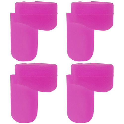 4Pièces Repose-Pouce Silicone Rose Accessoire Clarinette Confortable