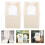 Hanging Feed Tray Pigeon Feeder Plastic Beige Feeding Aviary 11
