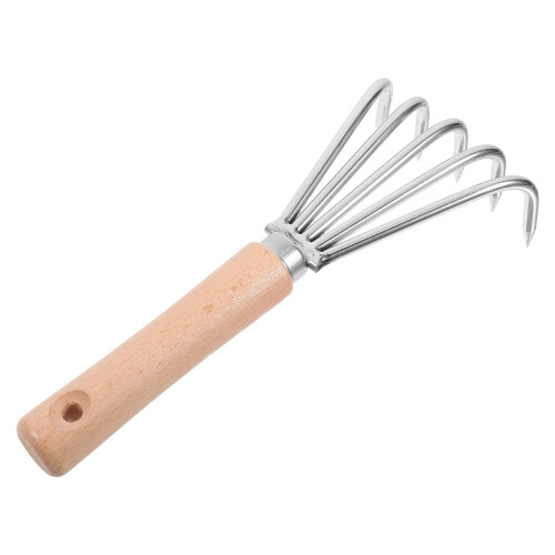 1pack Hand Rake For Weeding And Aerating Soil In And Beaches